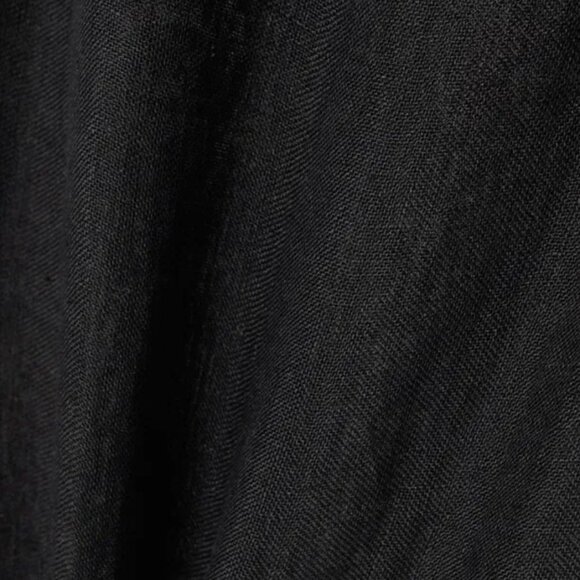 Le Kasha + Net Sustain Idfa Organic Linen Midi Dress - Black Size Medium - Picture 4 of 10